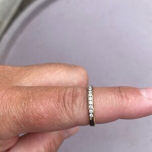 Gold Diamond wedding band
